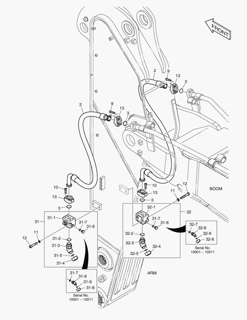 6920 ARM PIPING - ONE & TWO WAY(ARM 2.4m)