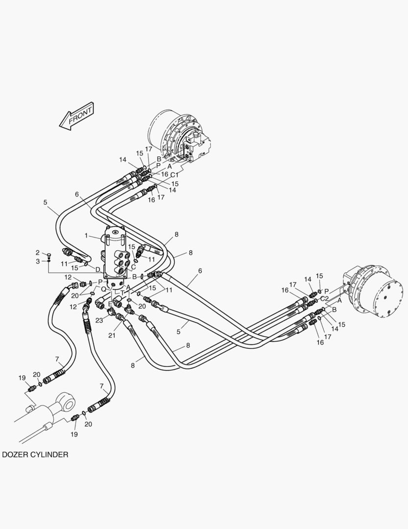 ТРУБОПРОВОД ГУСЕНИЦ