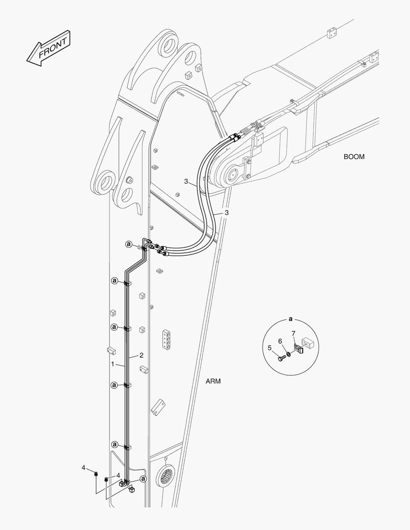 ГИДРОСИСТЕМА РУКОЯТИ - БЫСТРАЯ ПОСАДКА(РУКОЯТЬ 2.95 м)