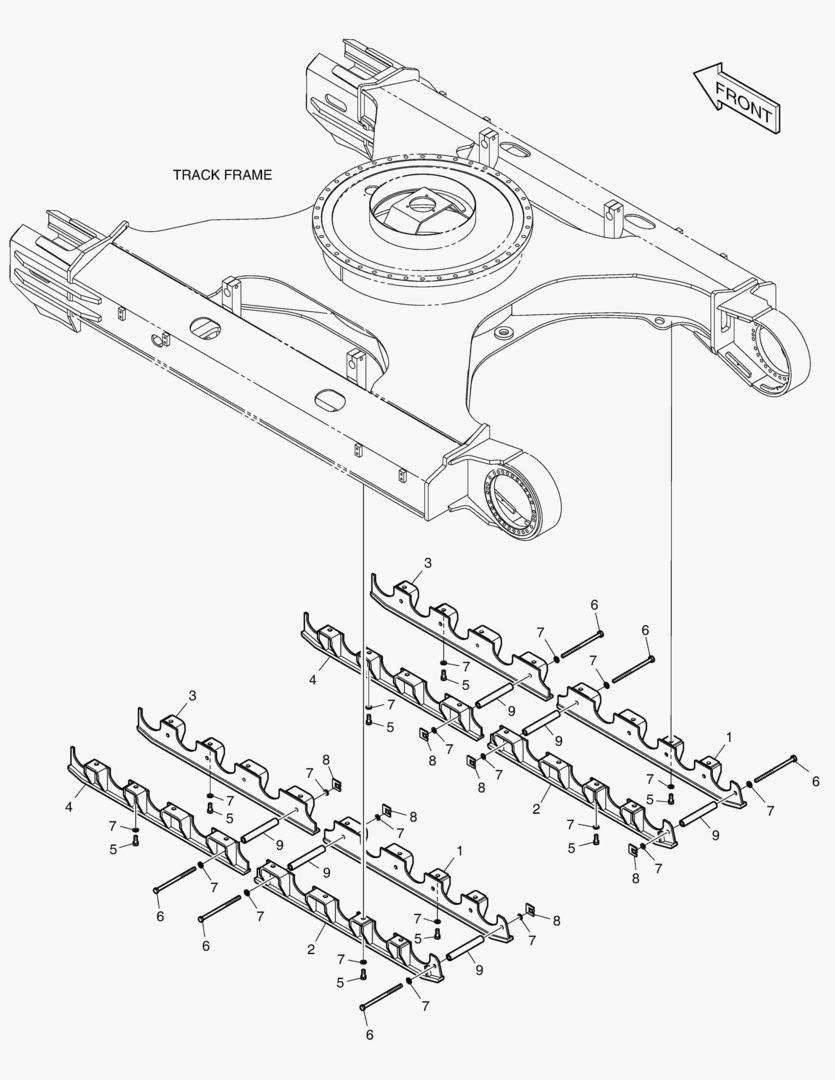 ПРЕДОХРАНИТЕЛЬ ГУСЕНИЦЫ - ПОЛНОСТЬЮ
