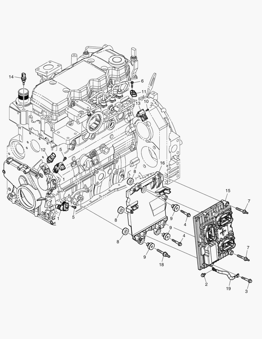 БЛОК УПРАВЛЕНИЯ ДВИГАТЕЛЕМ