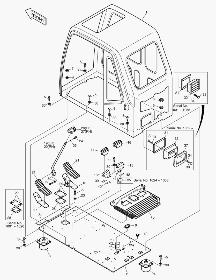 КАБИНА В СБОРЕ