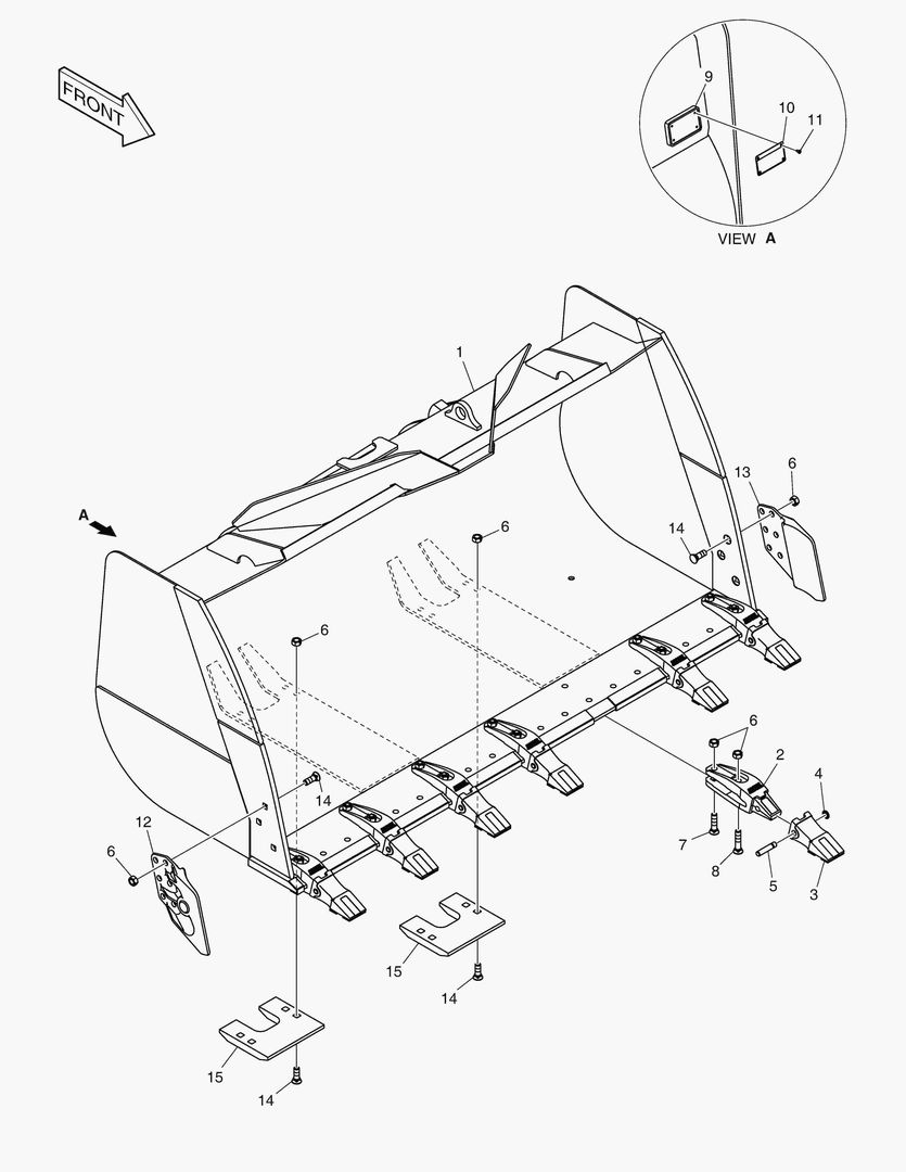5330 BUCKET-3.3гЋҐ-TOOTH(WC,MH)
