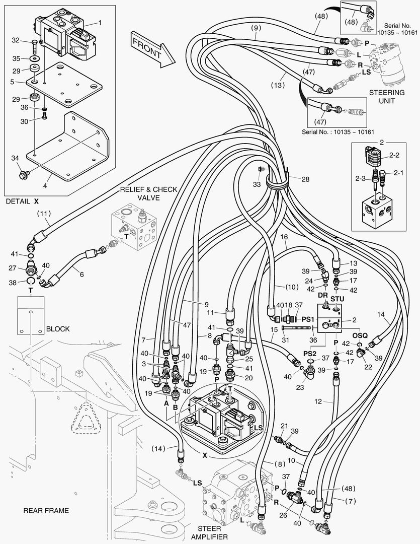 ПАТРУБКИ РУЛЕВОГО УПРАВЛЕНИЯ - ЭЛЕКТРИКА