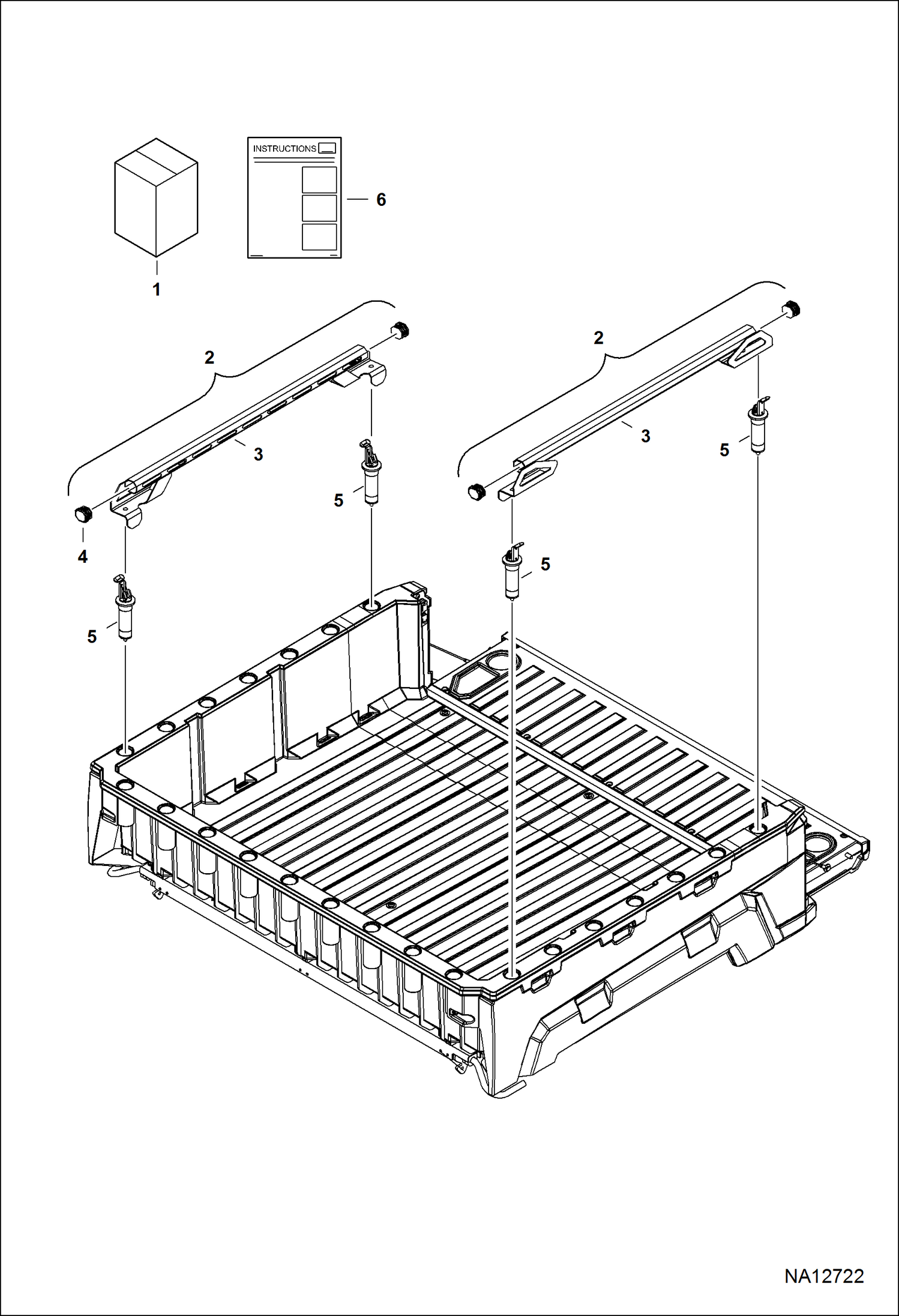 КОМПЛЕКТ ОПОРНЫХ БАЛОК КУЗОВА