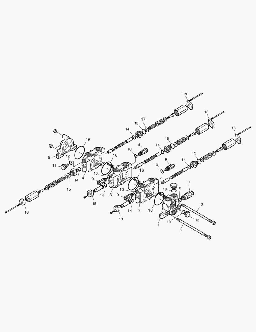 РЕГУЛИРУЮЩИЙ КЛАПАН-3 КАТУШКИ(ОПЦИЯ)