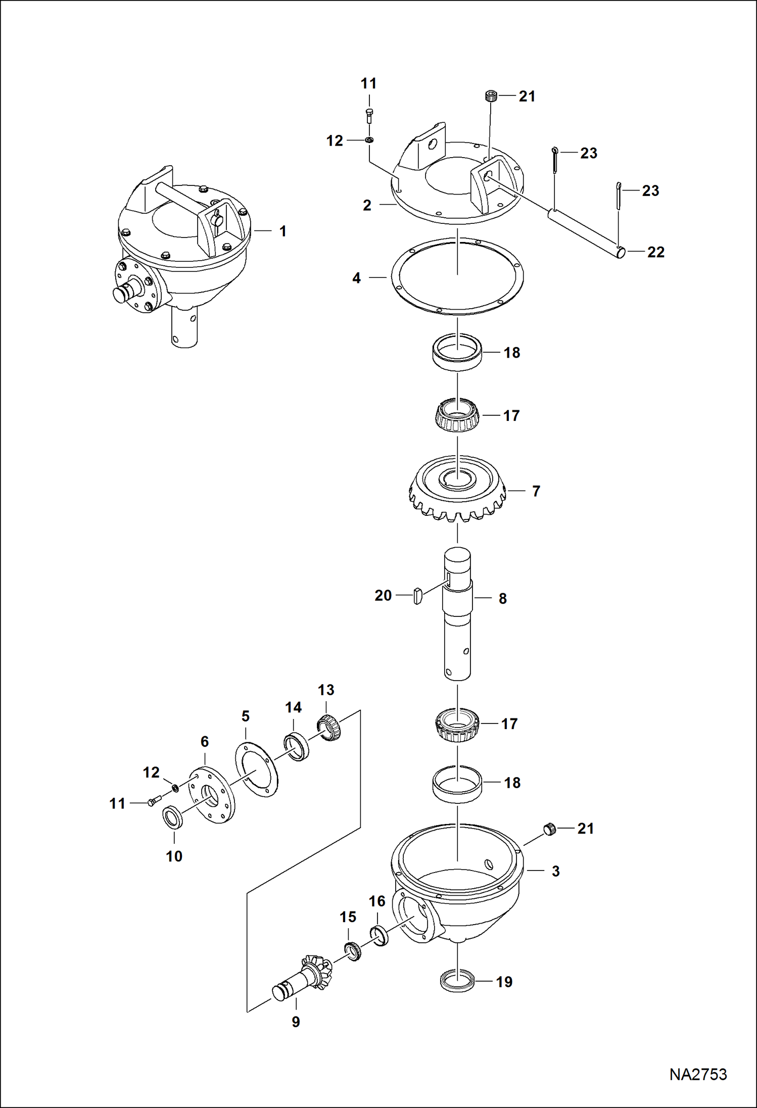 БУР ГИДРАВЛИЧЕСКИЙ (КОРОБКА ПЕРЕДАЧ) (3PTA AMJS)