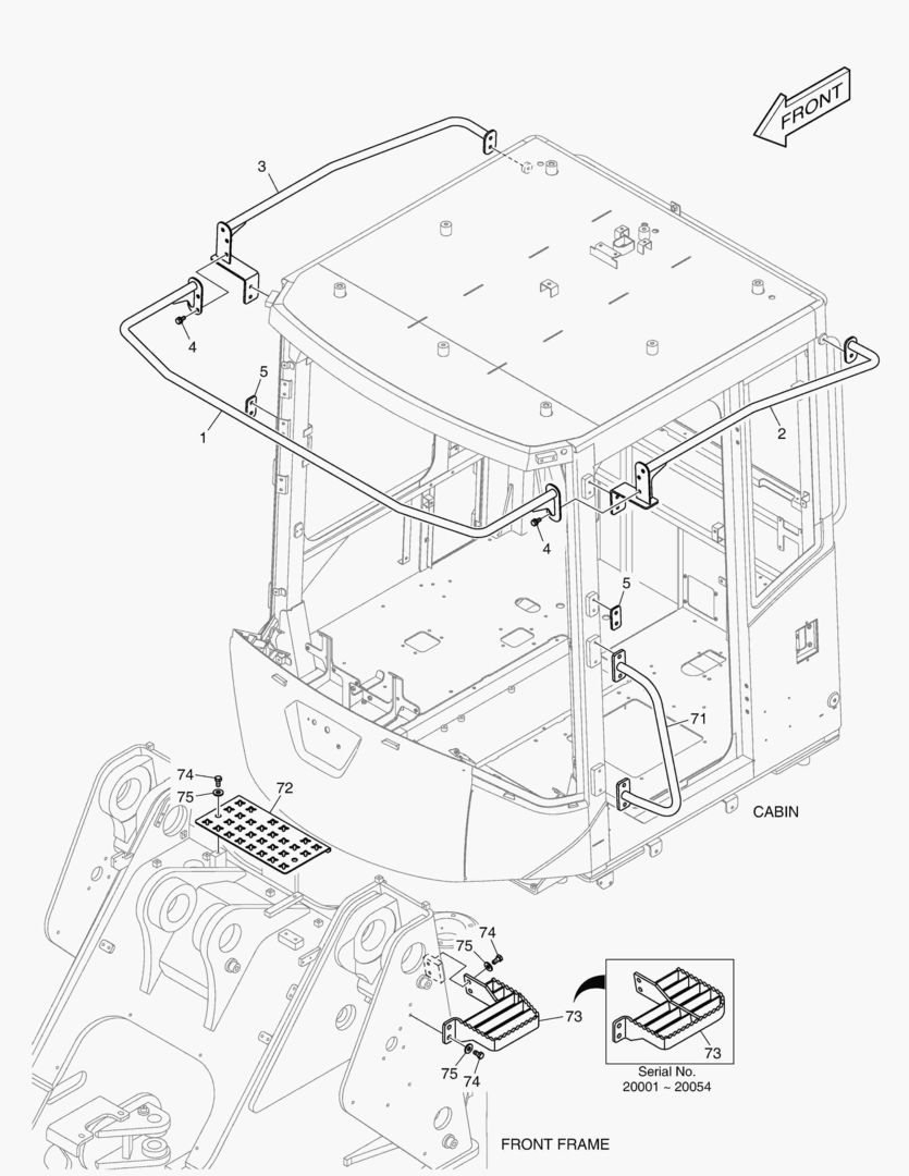 5920 HAND RAIL ASS`Y