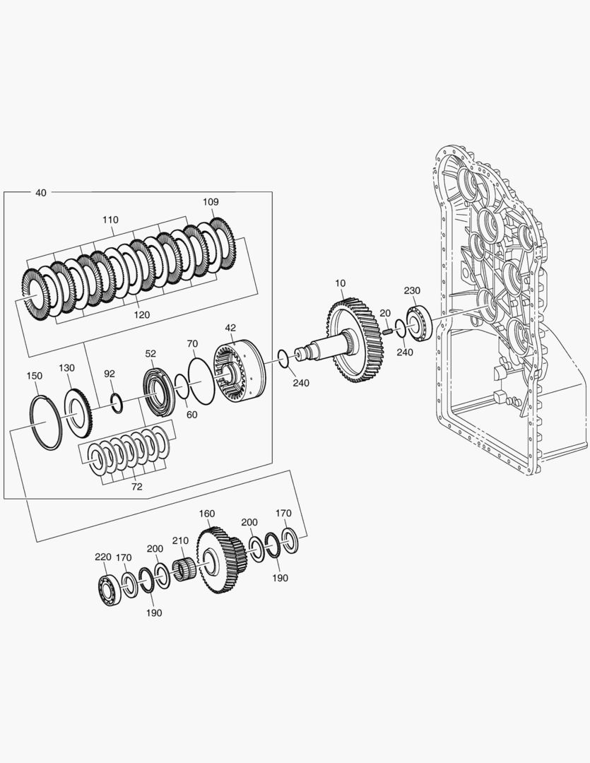 Спецтехника СЦЕПЛЕНИЕ - K3 - ТРАНСМИССИЯ