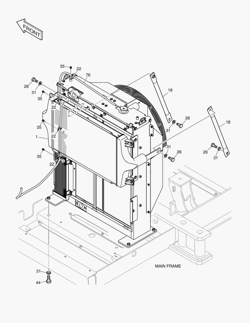 1131 RADIATOR MOUNTING [10911~]