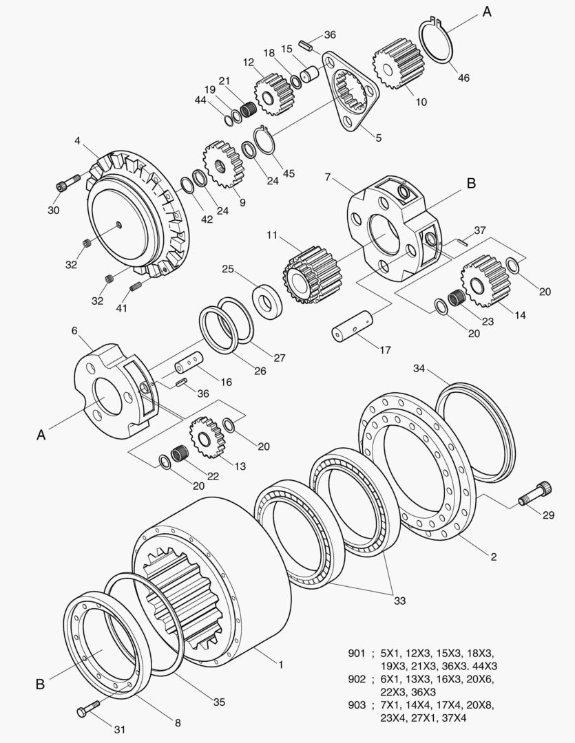 4160 TRAVEL REDUCTION DEVICE-DNB50B [1~645]
