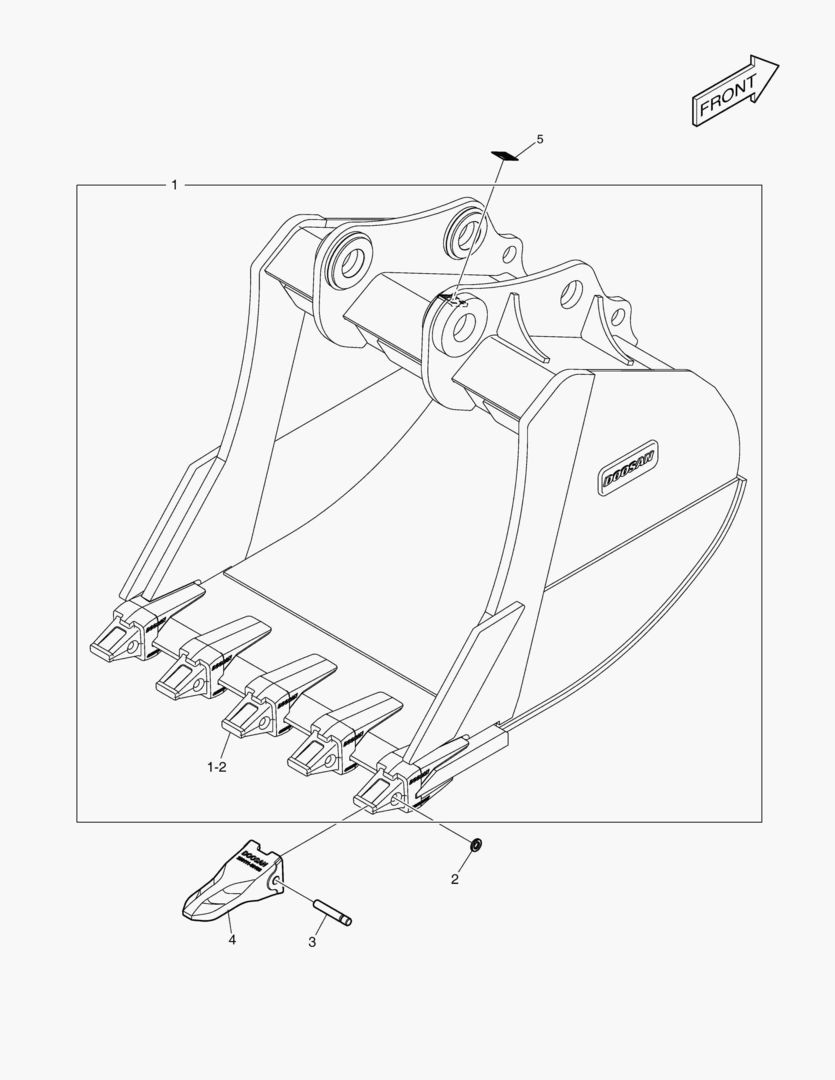 7205 BUCKET ASSВґY - 1.56mВі - S CLASS