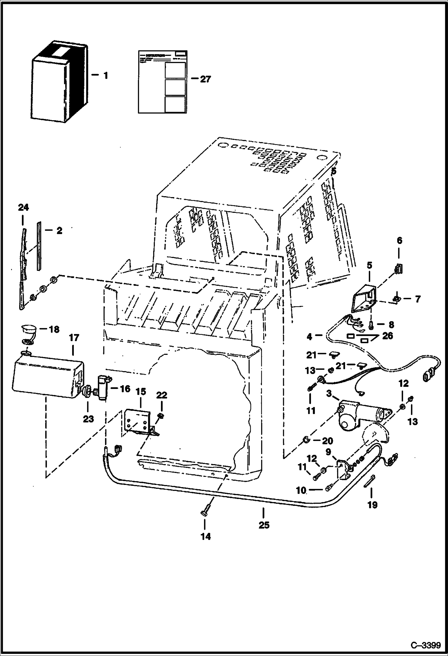 ЕВРОПЕЙСКОЕ ДОПОЛНИТЕЛЬНОЕ ОБОРУДОВАНИЕ (СТЕКЛООЧИСТИТЕЛЬ ЗАДНЕГО СТЕКЛА)