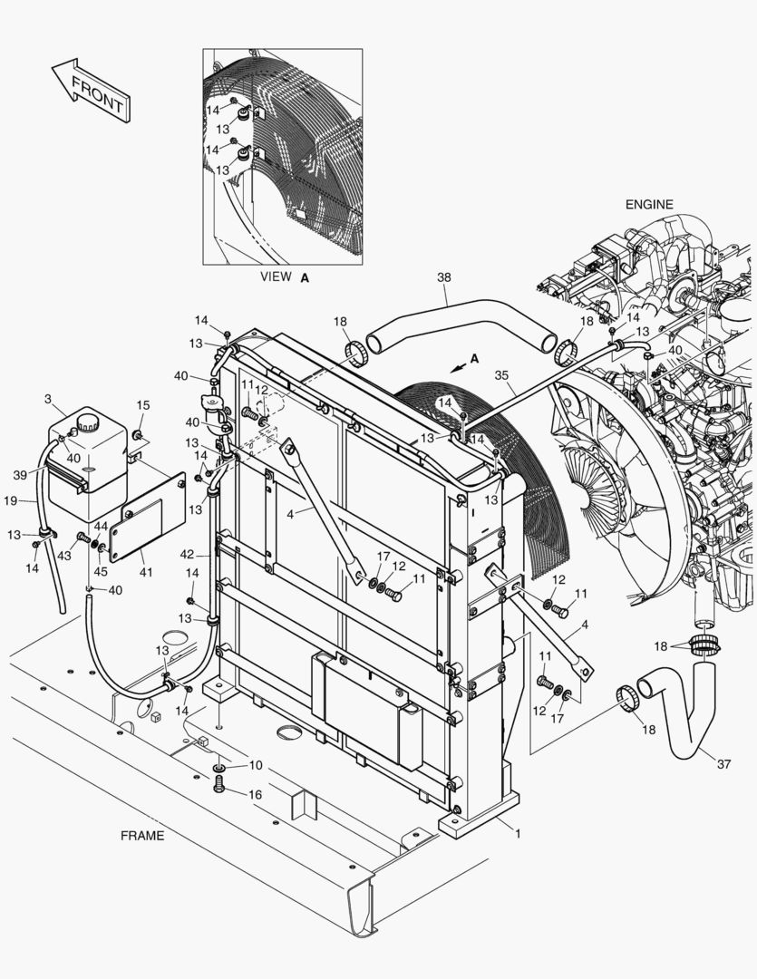 ОПОРТНЫЙ УЗЕЛ РАДИАТОРА