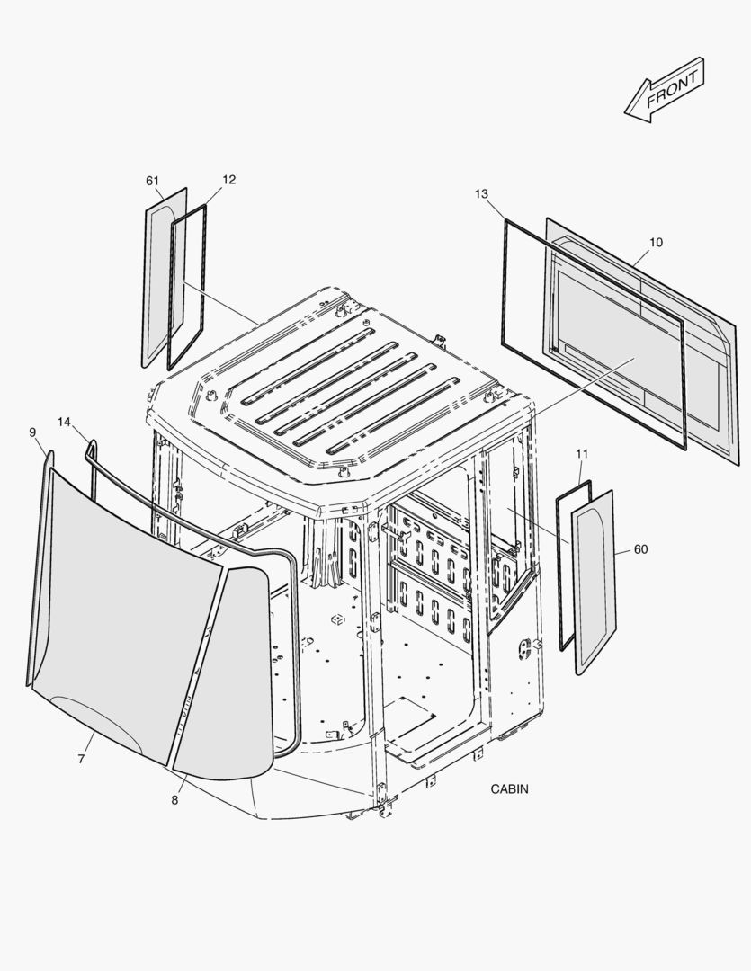 КАБИНА(5) - СТЕКЛО