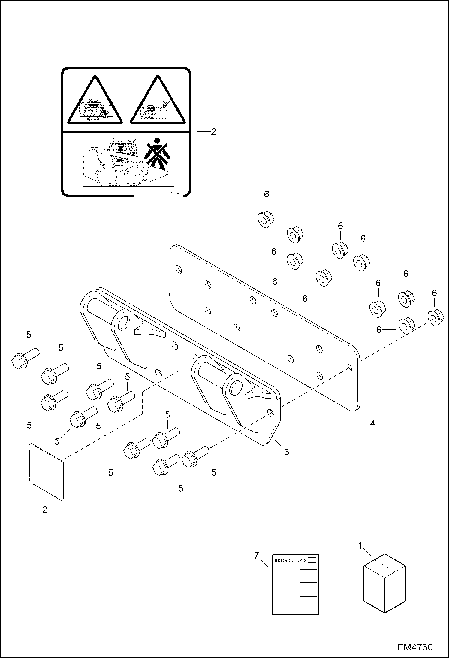 ЭКСКАВАТОР-ПОГРУЗЧИК (КОМПЛЕКТ ДЛЯ УСТАНОВКИ НА ЭКСКАВАТОР-ПОГРУЗЧИК MF) (СЕРИЙНЫЙ НОМЕР A36S00101 И ВЫШЕ)