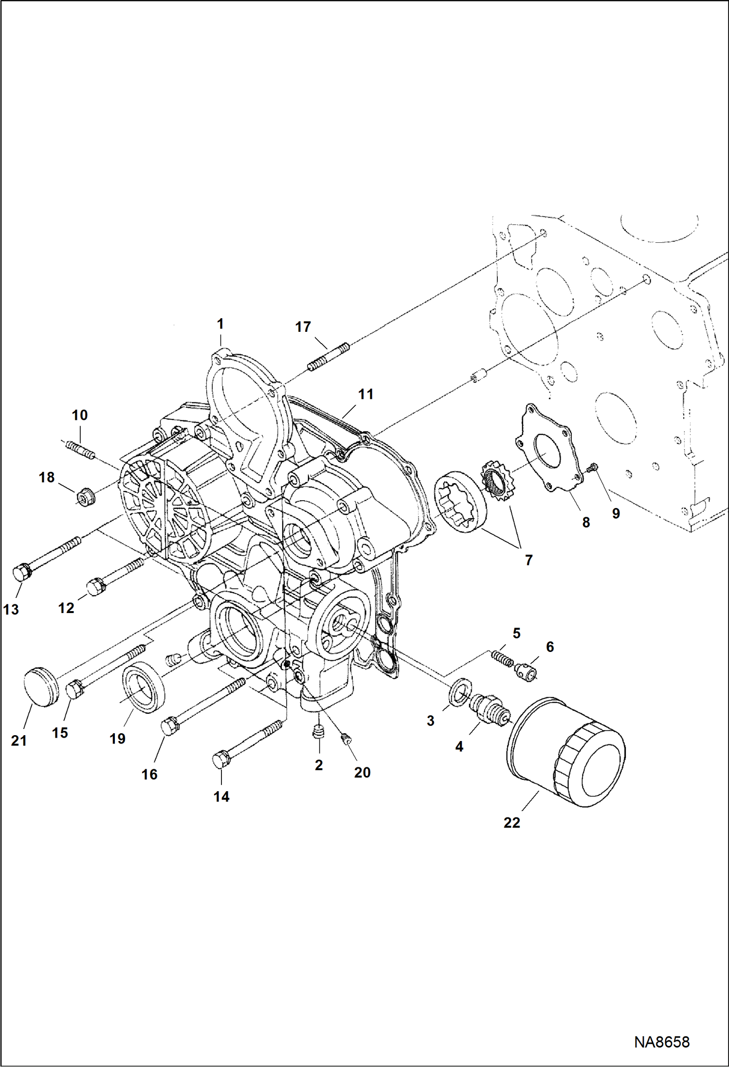 КАРТЕР КОРОБКИ ПЕРЕДАЧ