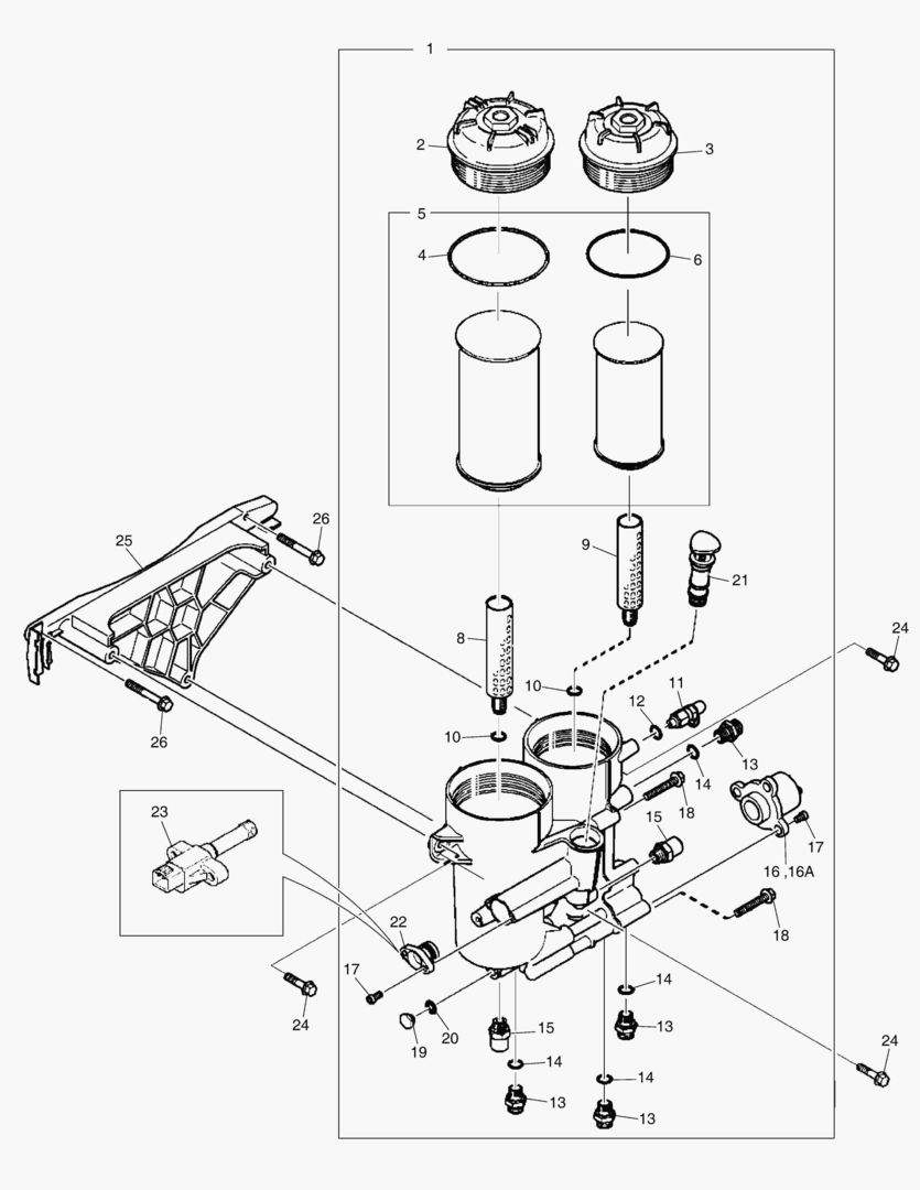 G011-80 FUEL FILTER UNIT
