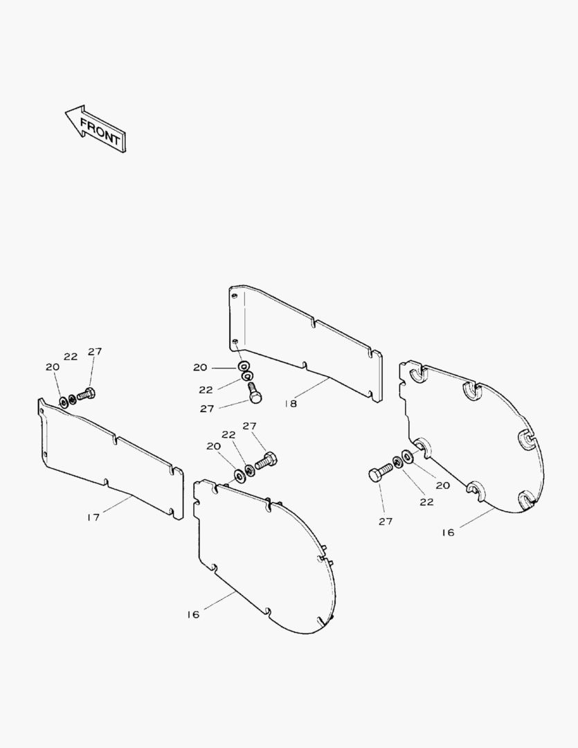КРЫШКА ТРУБОПРОВОДА ХОДА