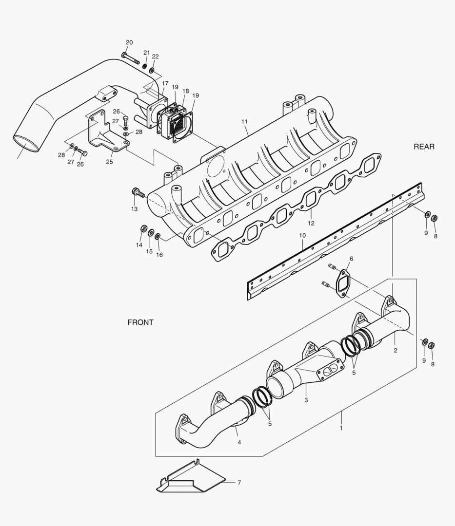 024 INTAKE & EXHAUST MANIFOLD