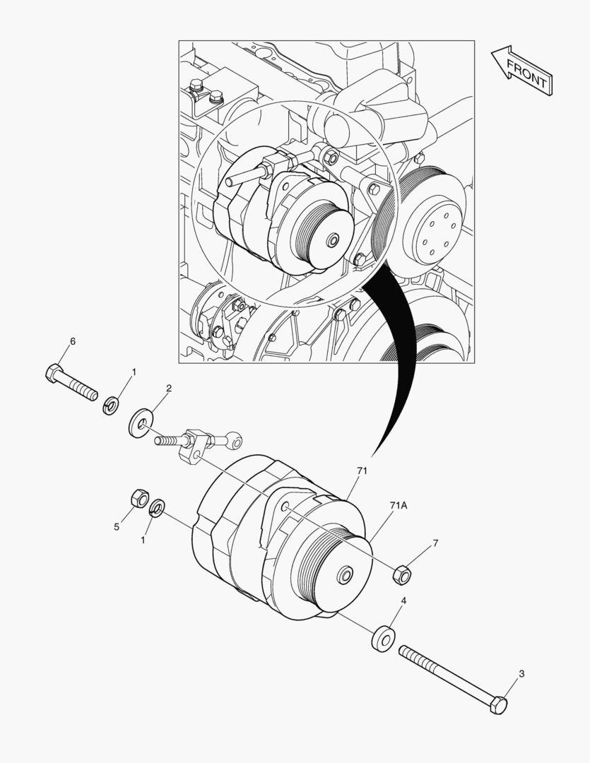 УСТАНОВКА ГЕНЕРАТОРА ПЕРЕМЕННОГО ТОКА