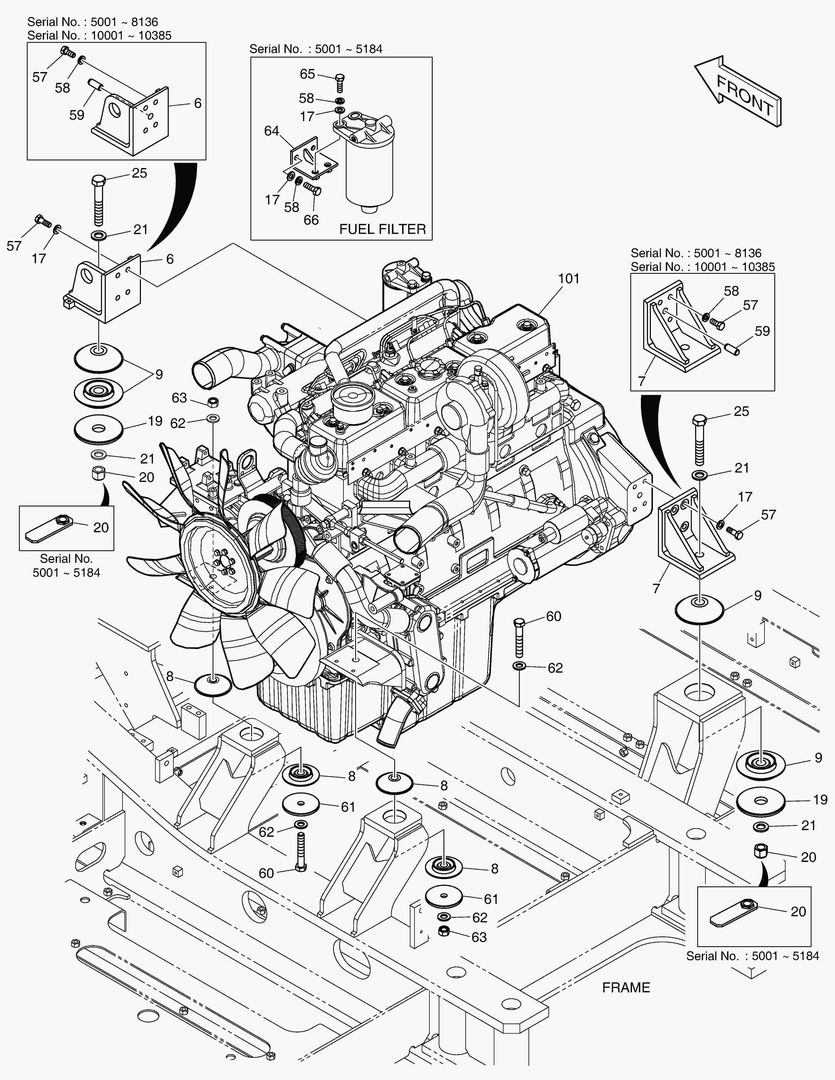 МОНТАЖ ДВИГАТЕЛЯ