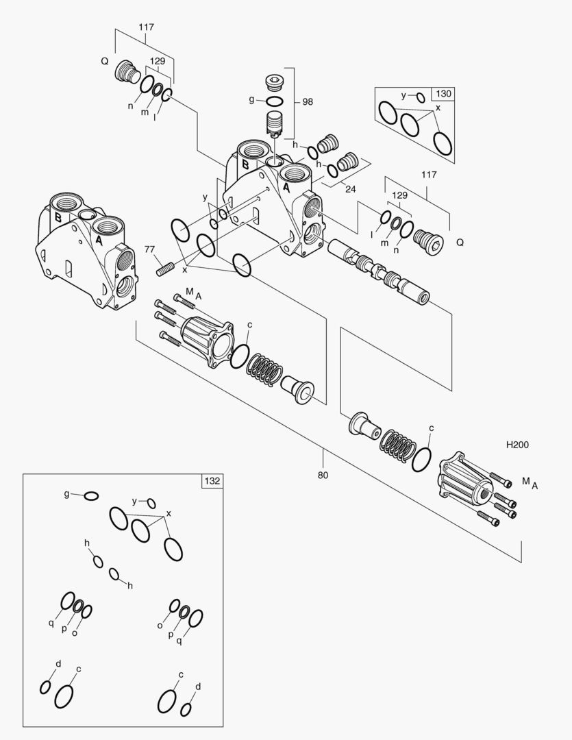 БЛОК ХОДА(ЛЕВОСТРОННИЙ)-РЕГУЛИРУЮЩИЙ КЛАПАН