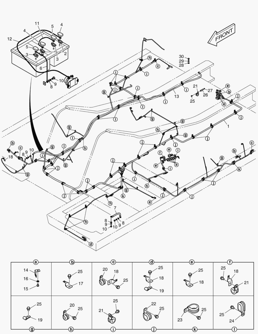 1790 ELECTRIC PARTS - WIRING HARNESS [5001~10108]