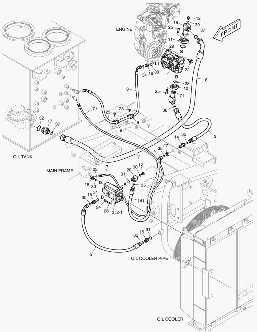 ГЛАВНАЯ МАГИСТРАЛЬ(6) - ПРИВОД ВЕНТИЛЯТОРА