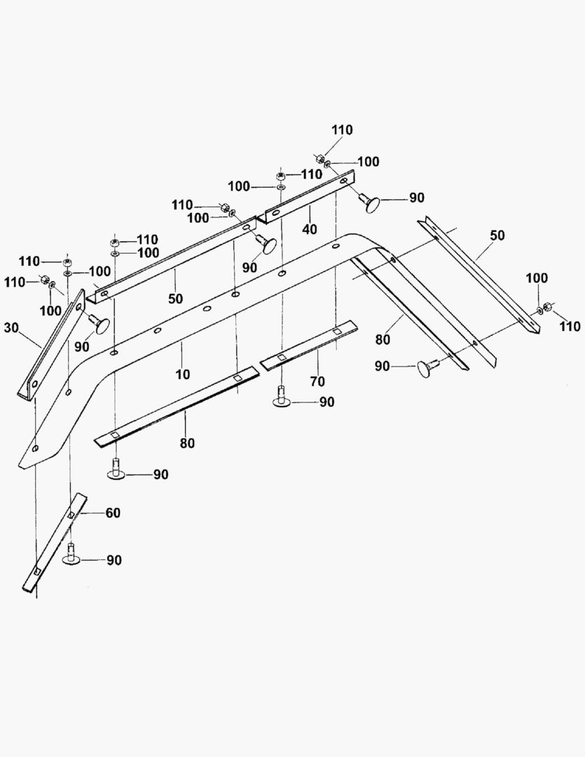 Спецтехника G500-14 MUD FLAP EXTENSION; MT31