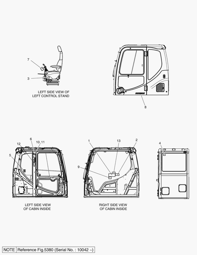 5150 NAME PLATE - CABIN(EUROPE) [10001~10041]