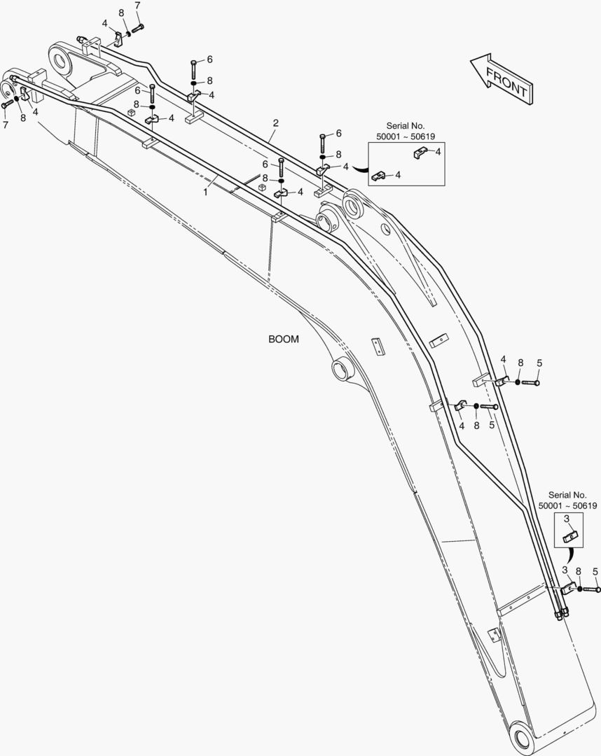 ГИДРОСИСТЕМА СТРЕЛЫ - ВРАЩАЮЩИЙСЯ