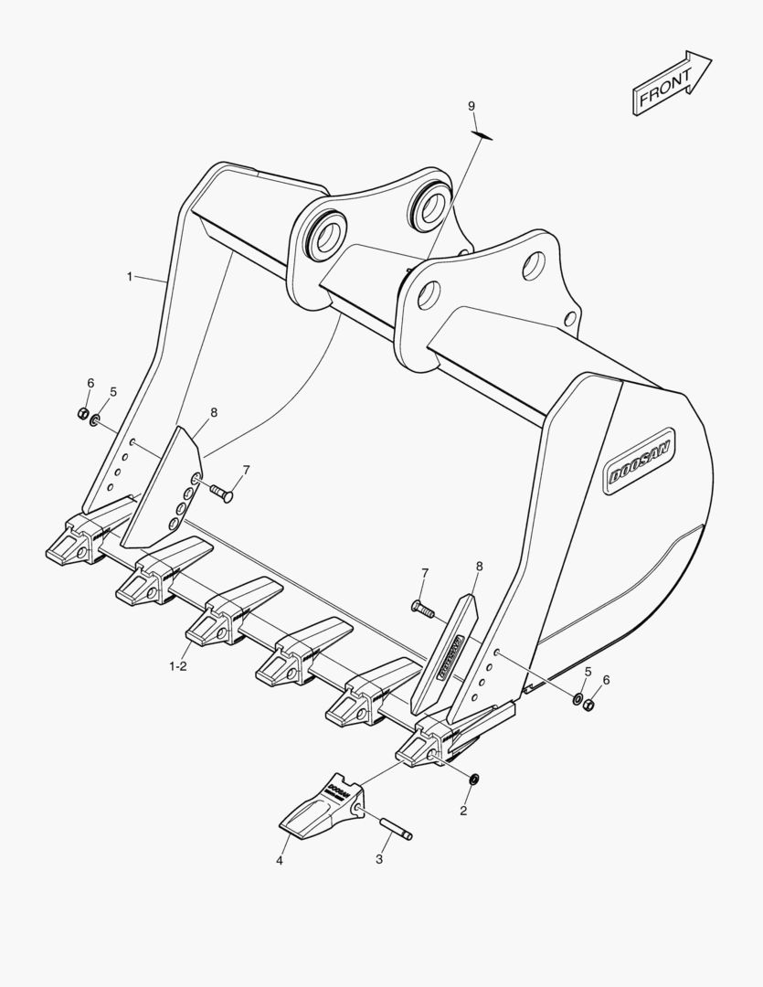 7890 BUCKET ASS`Y - 2.86mВі - G CLASS