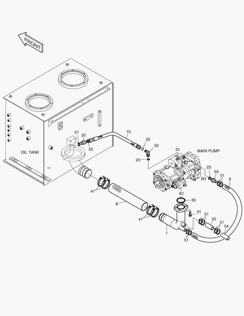 ТУБОПРОВОД МАСЛЯНОГО РАДИАТОРА(2)