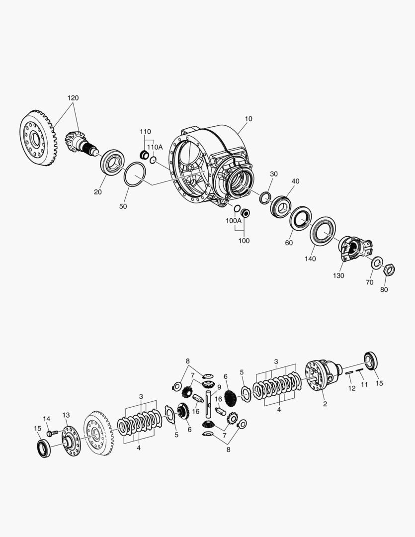 ДИФФЕРЕНЦИАЛ ВОДИЛА - ПЕРЕДНЯЯ ОСЬ