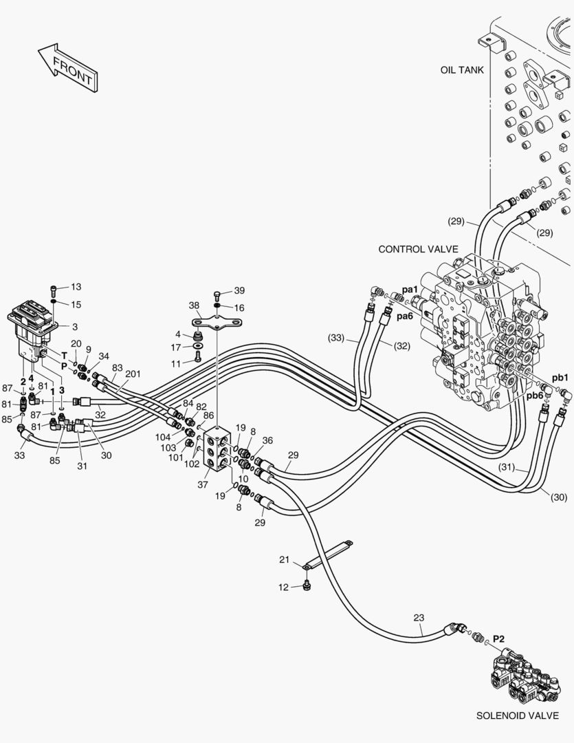 ТРУБОПРОВОД СЕРВОУПРАВЛЕНИЯ(8)