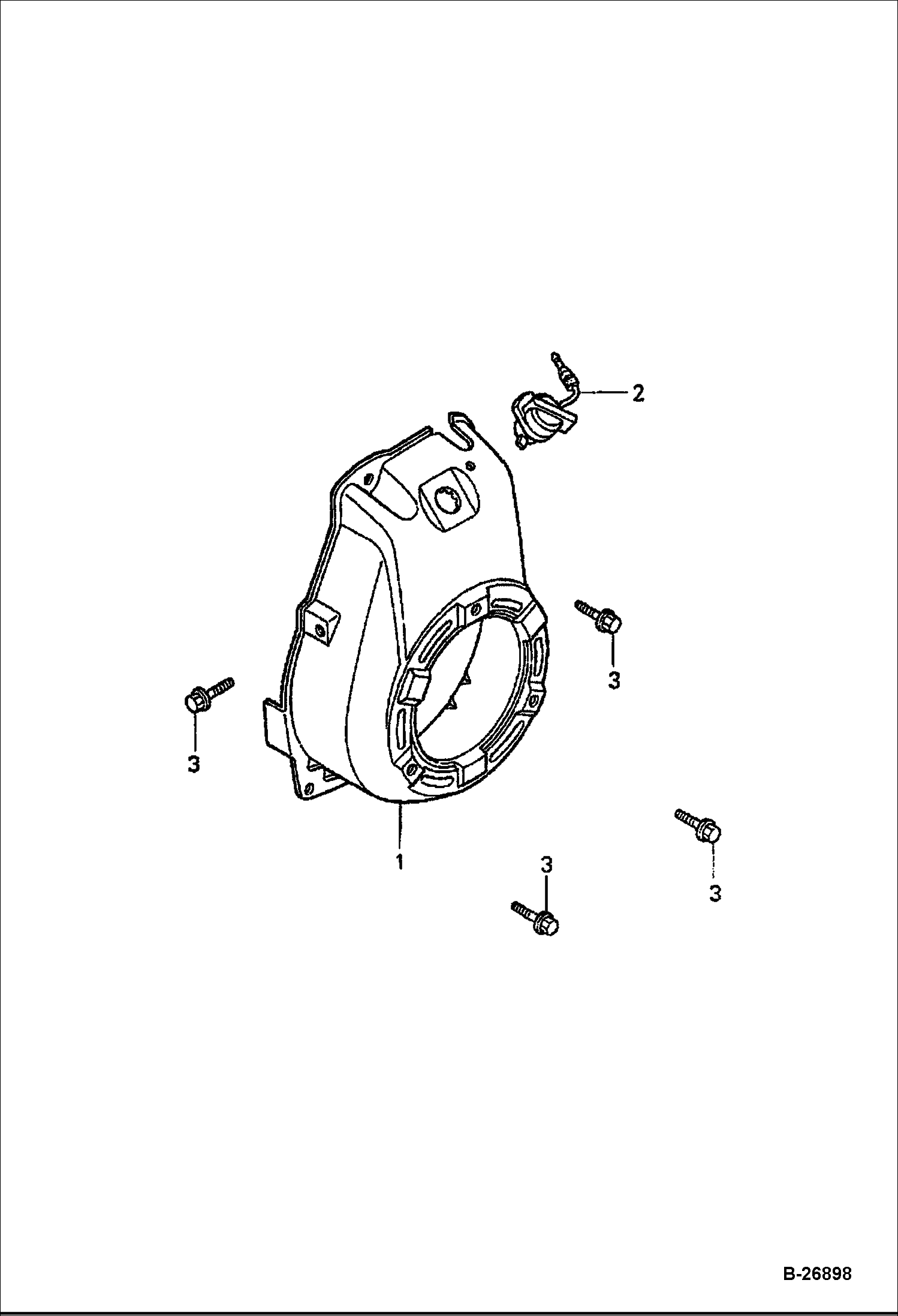 HONDA ДВИГАТЕЛЬ (КОЖУХ ВЕНТИЛЯТОРА)