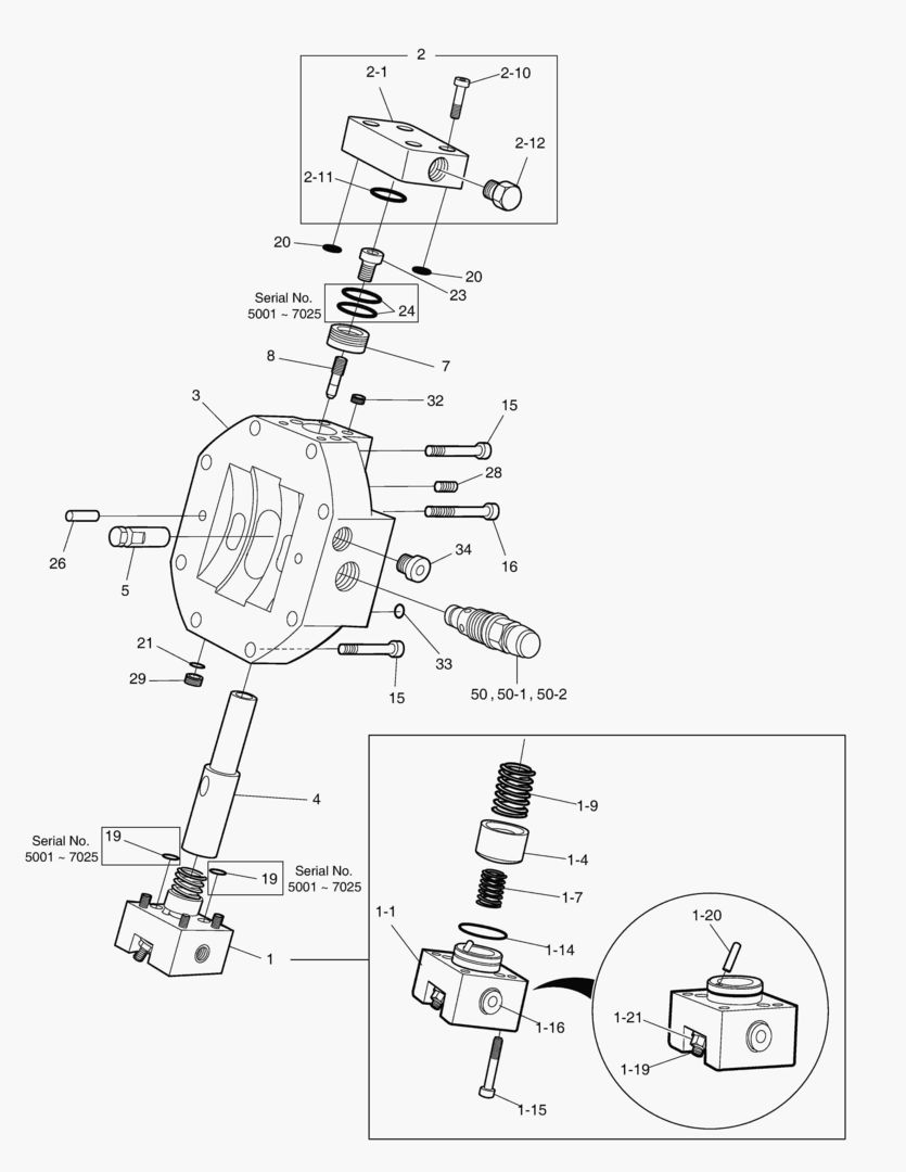 ХОДОВОЙ ГИДРОМОТОР - ЗАПЧАСТИ УПРАВЛЕНИЯ