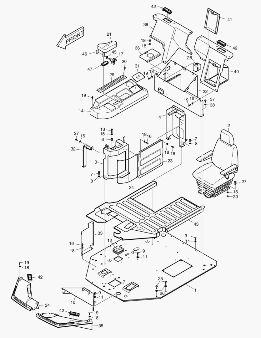 ПУЛЬТ УПРАВЛЕНИЯ - РЫЧАГ ПЕРЕКЛЮЧЕНИЯ ПЕРЕДАЧИ