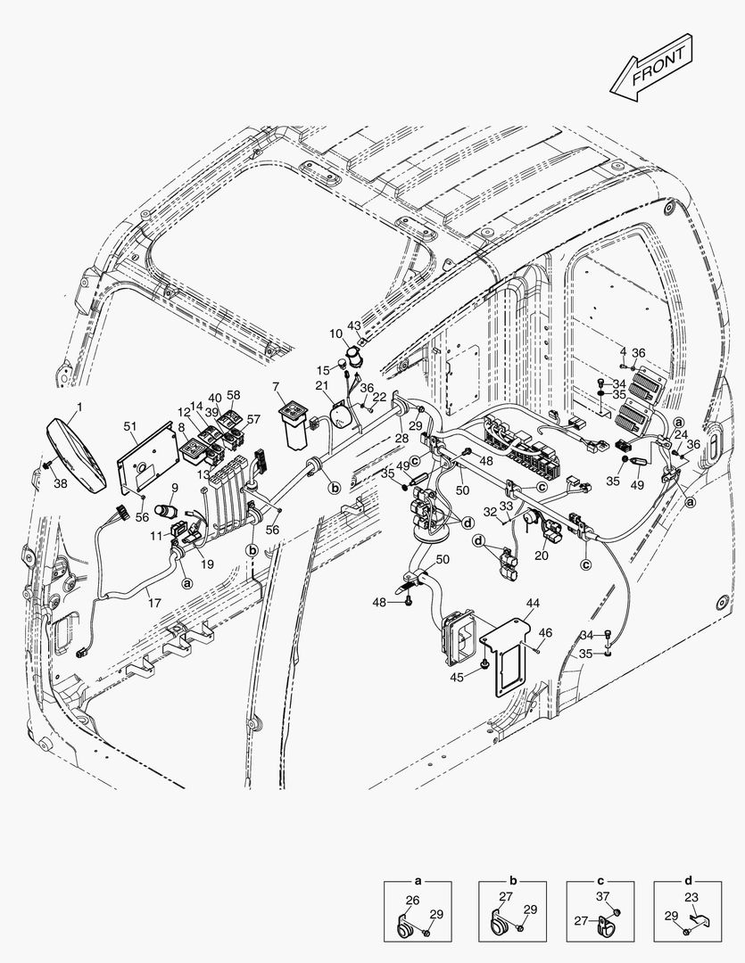 ЭЛЕКТРИЧЕСКИЕ ЗАПЧАСТИ - КАБИНА