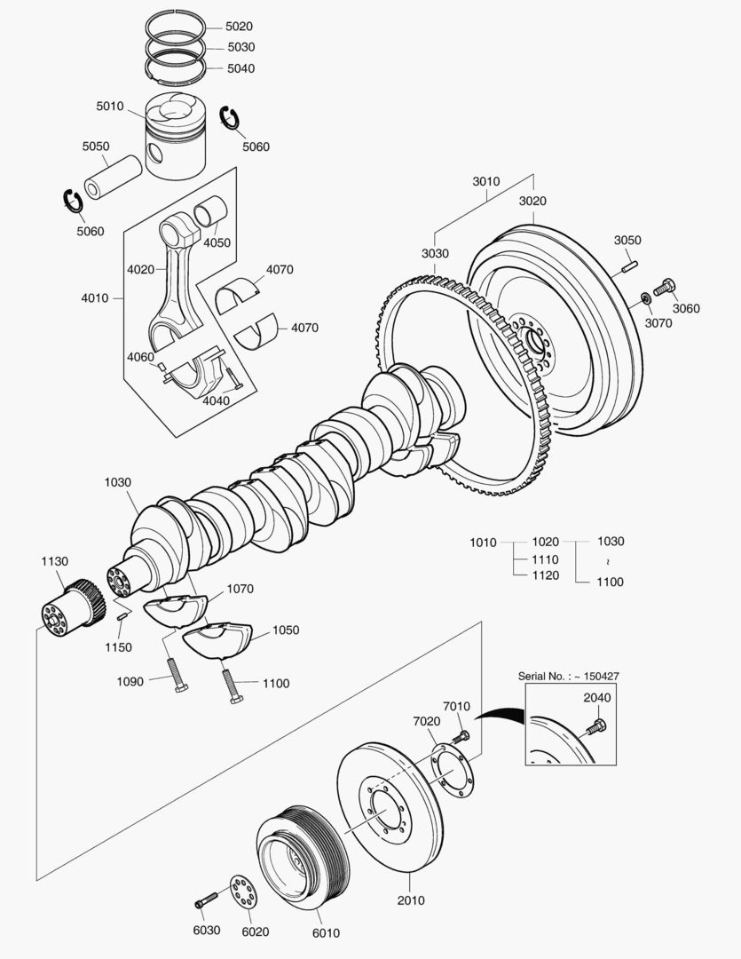 140 CRANK SHAFT [254~]