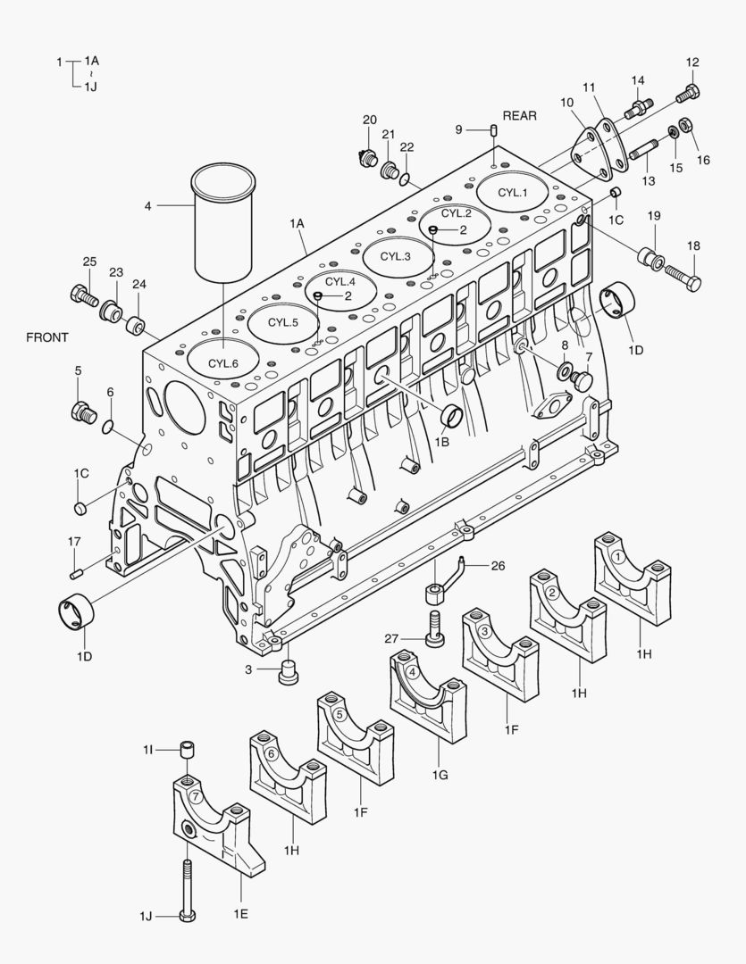 БЛОК ЦИЛИНДРОВ