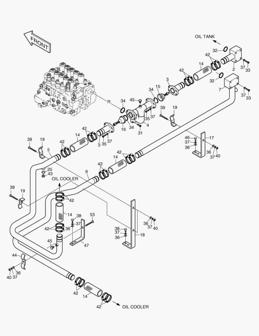 ТУБОПРОВОД МАСЛЯНОГО РАДИАТОРА(1)