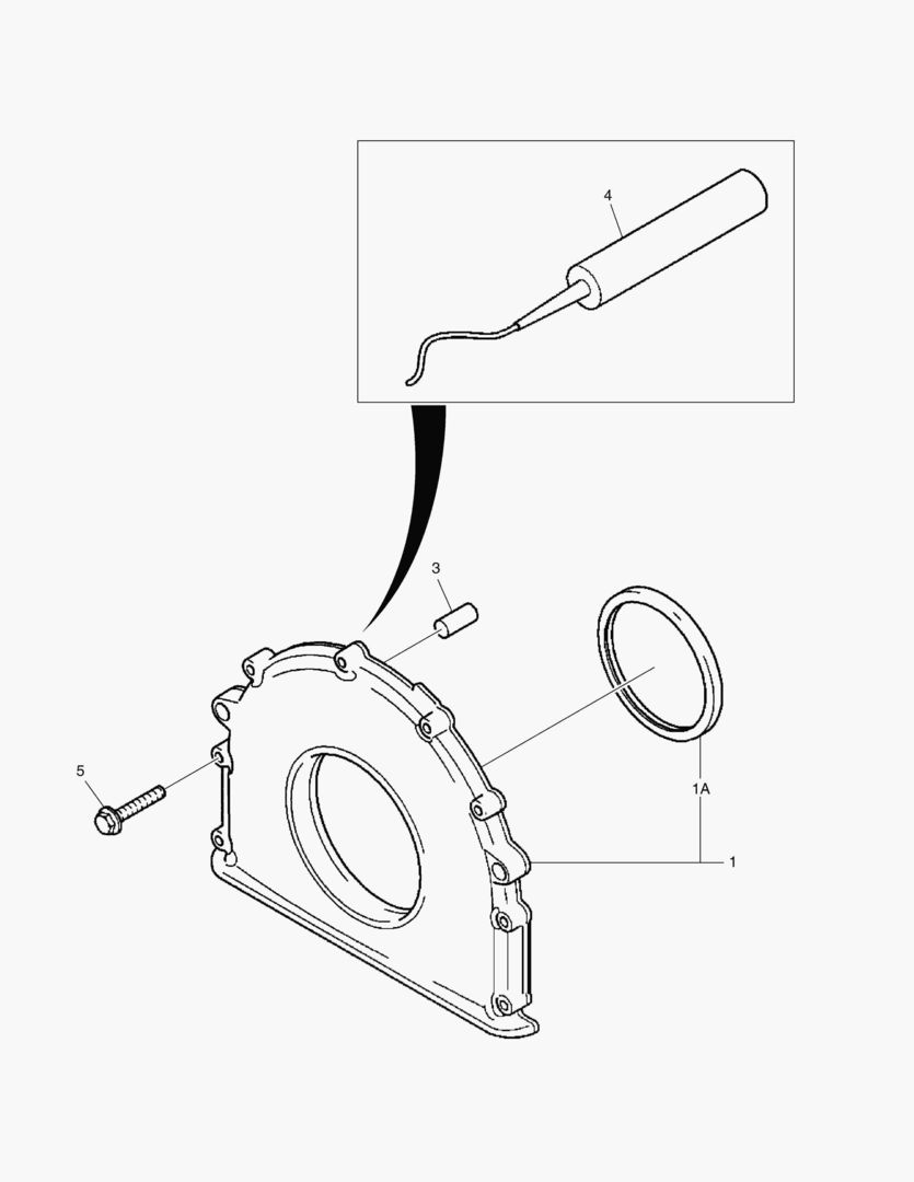 Схема КРЫШКА РАСПРЕДЕЛИТЕЛЬНЫХ ШЕСТЕРЕН