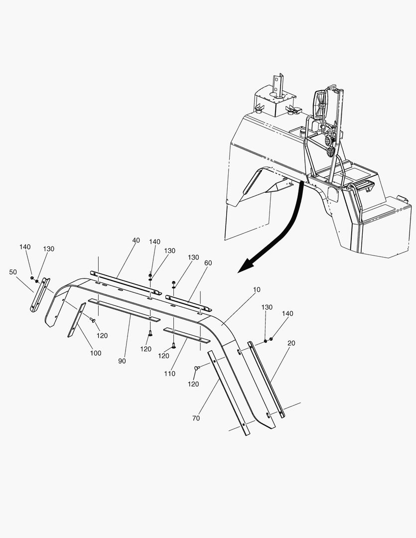 G060-30 MUD FLAPS EXTENSION SET