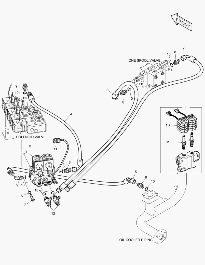 ТРУБОПРОВОД СЕРВОУПРАВЛЕНИЯ(1)-ВРАЩАЮЩИЙСЯ