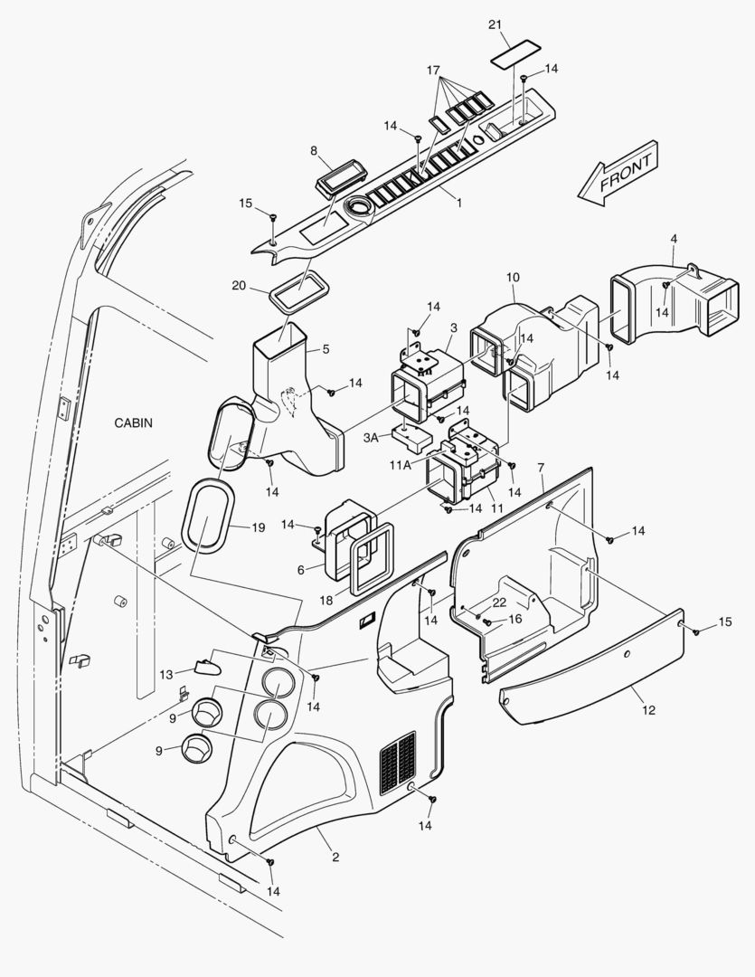 БОКОВАЯ КРЫШКА - ТРУБОПРОВОД