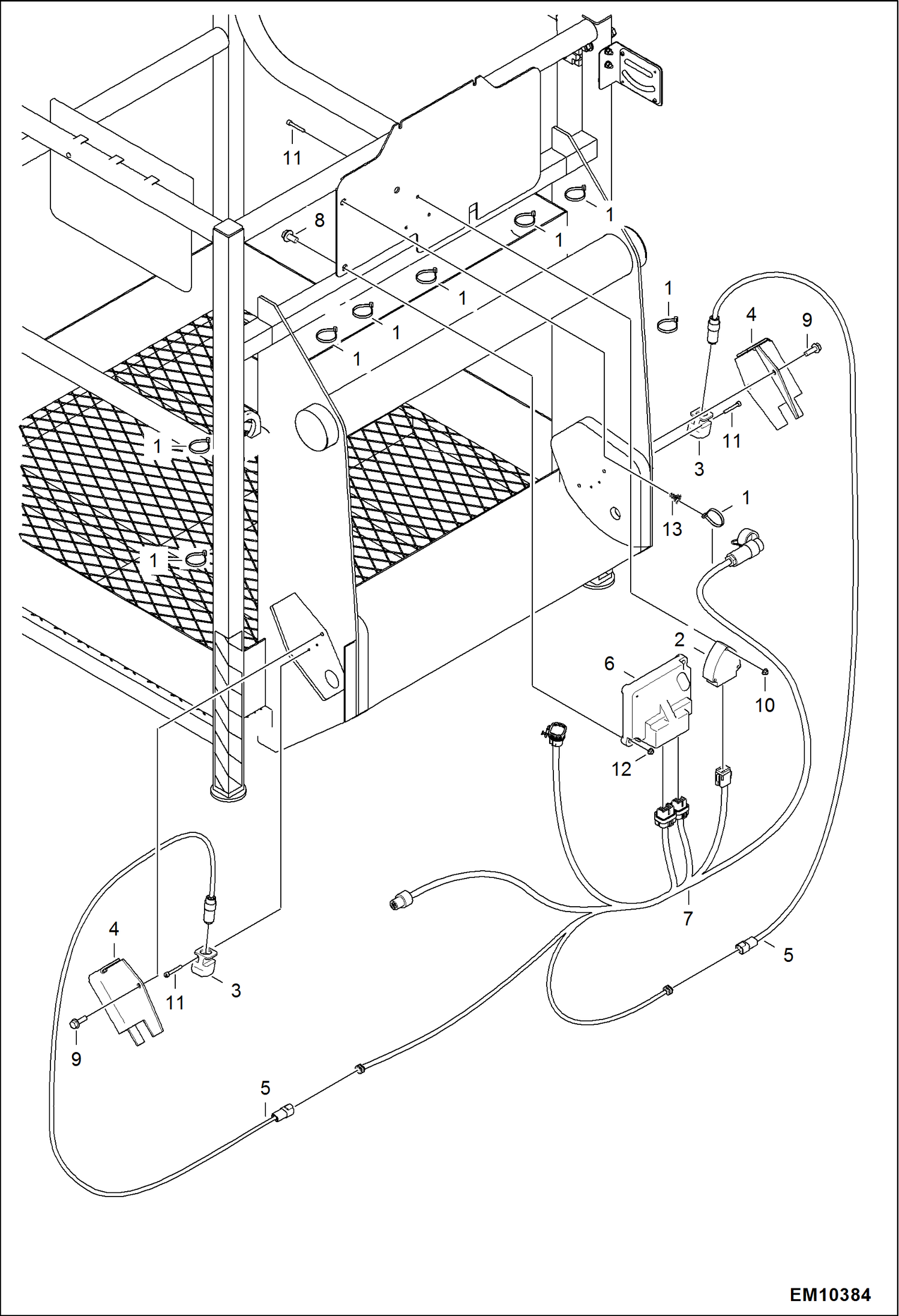 ОСНОВНАЯ ПЛАТФОРМА (КОНТУР ЭЛЕКТРИЧЕСКОЙ ЦЕПИ) (СЕРИЙНЫЙ НОМЕР B38G00101 И ВЫШЕ)