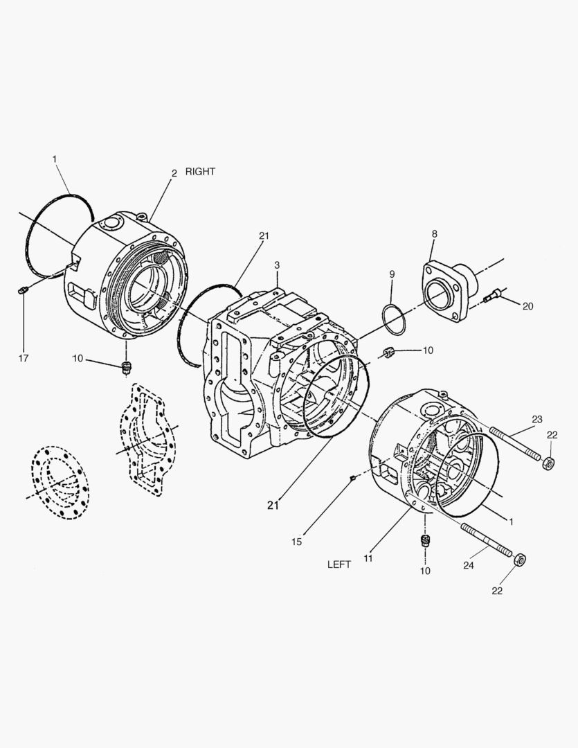 КОРПУС ДИФФЕРЕНЦИАЛА ЗАДНЕГО МОСТА