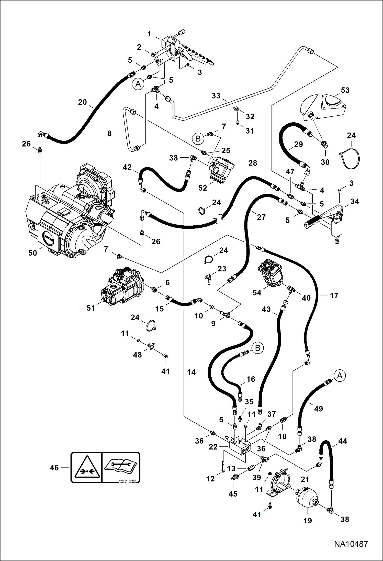 СХЕМА ГИДРАВЛИЧЕСКОЙ СИСТЕМЫ (ТОРМОЗНАЯ СИСТЕМА) (КОНФИГУРАЦИЯ ДЛЯ ГЕРМАНИИ)